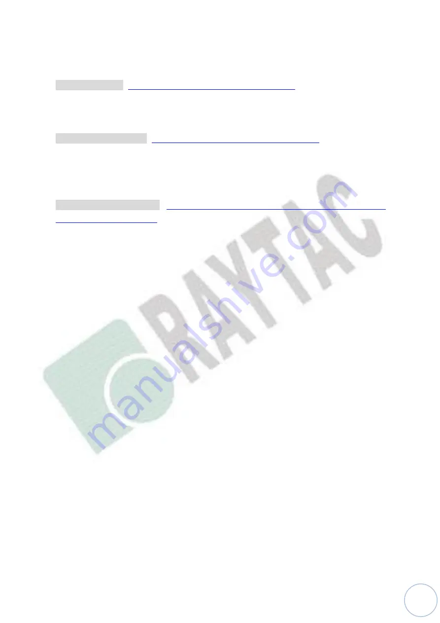 RAYTAC MDBT42T-AT-UART-S User Manual Download Page 20