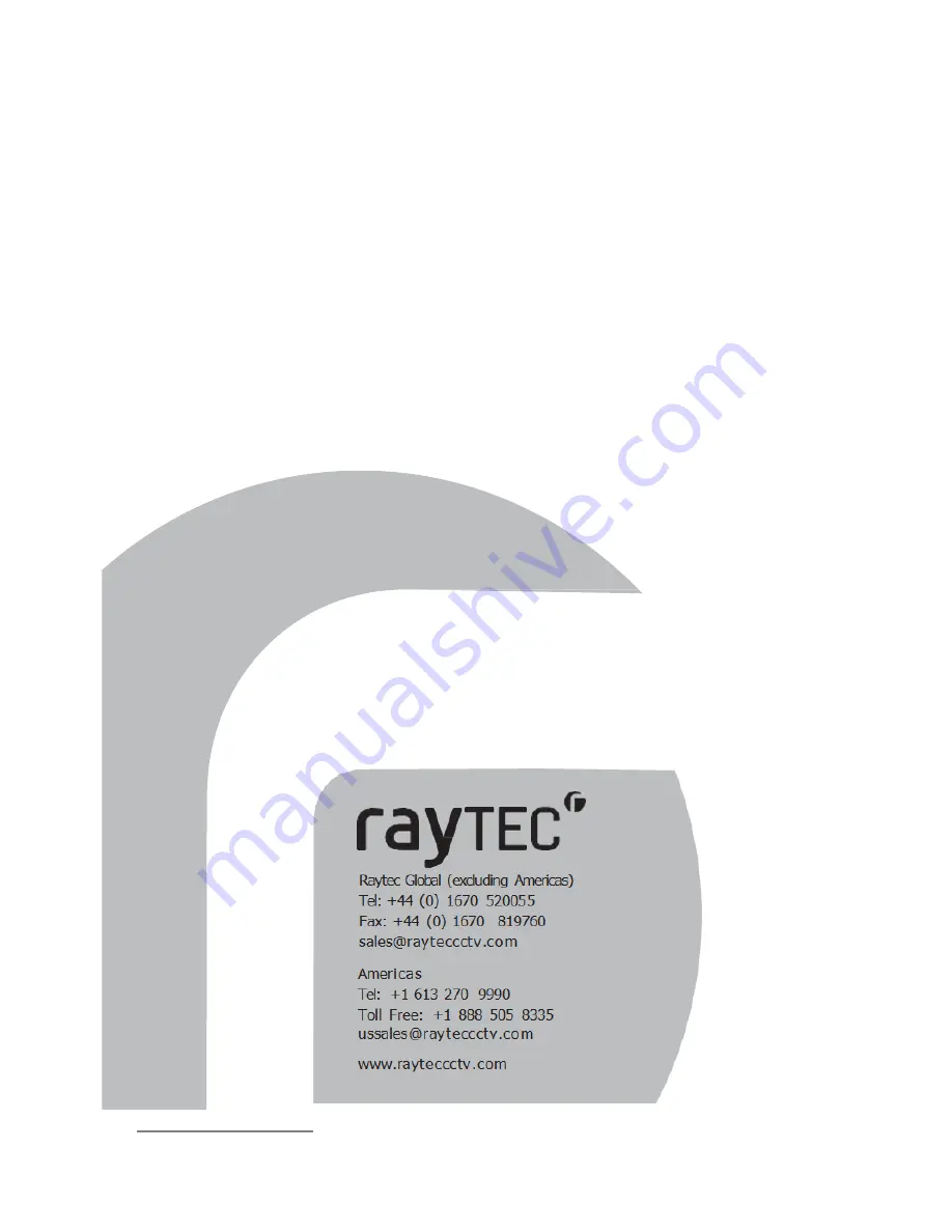 Raytec VARIO2 w16 Installation Manual Download Page 28