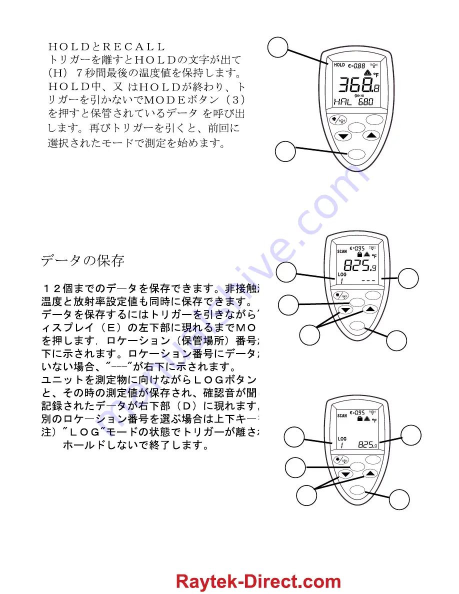 RayTek Raynger ST60 ProPlus Standard Manual Download Page 91