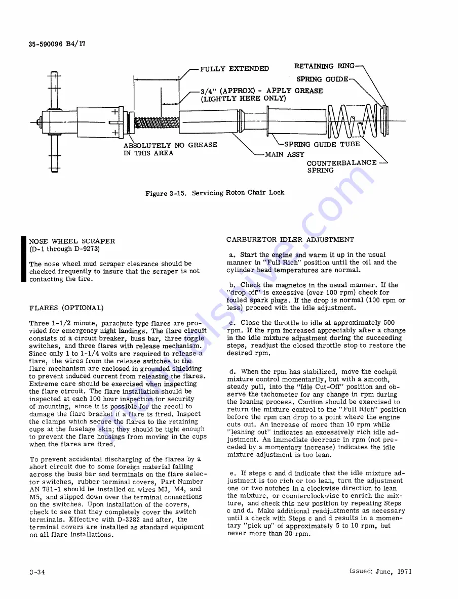 Raytheon Beechcraft Bonanza 35 Series Shop Manual Download Page 174