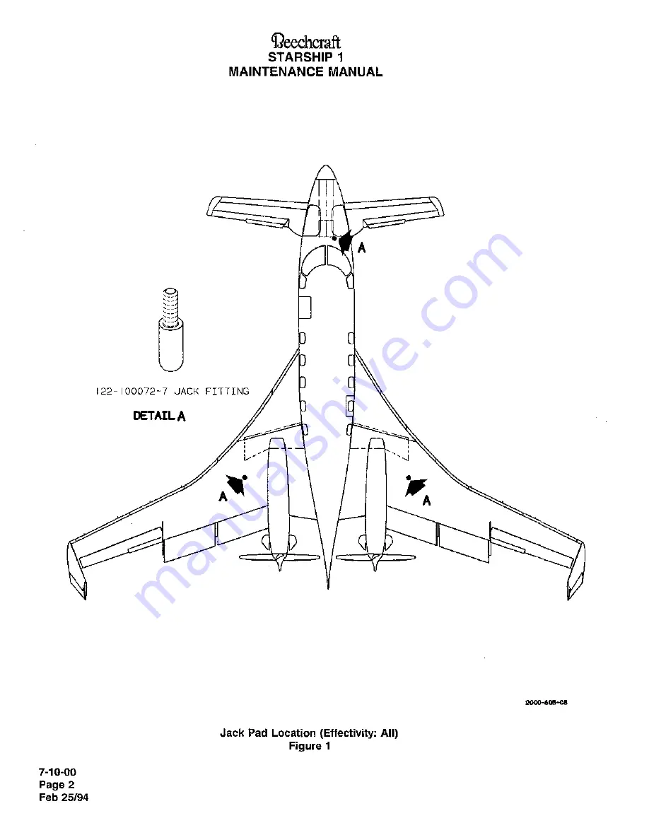 Raytheon Beechraft Starship 2000 Скачать руководство пользователя страница 125