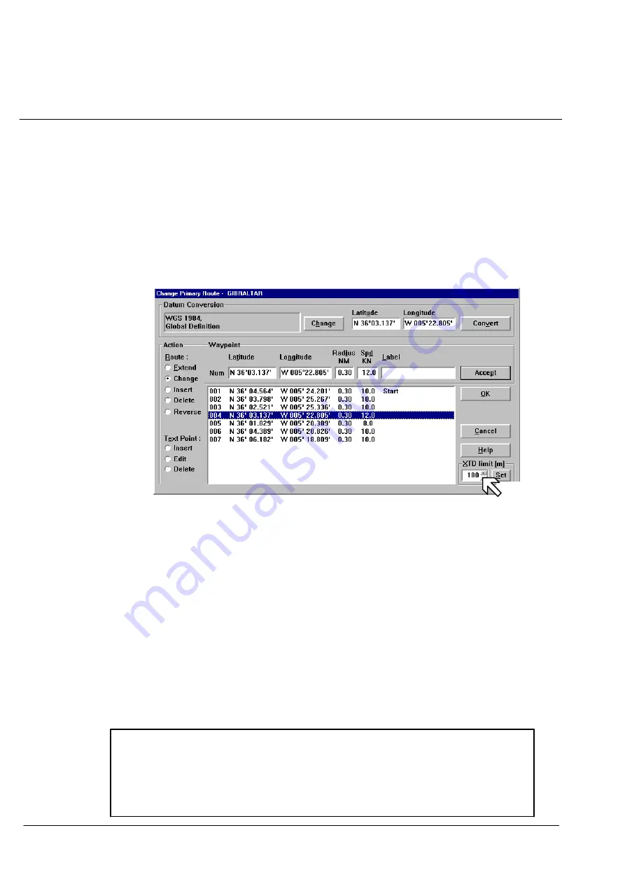 Raytheon Pathfinder ECDIS Operator'S Manual Download Page 248