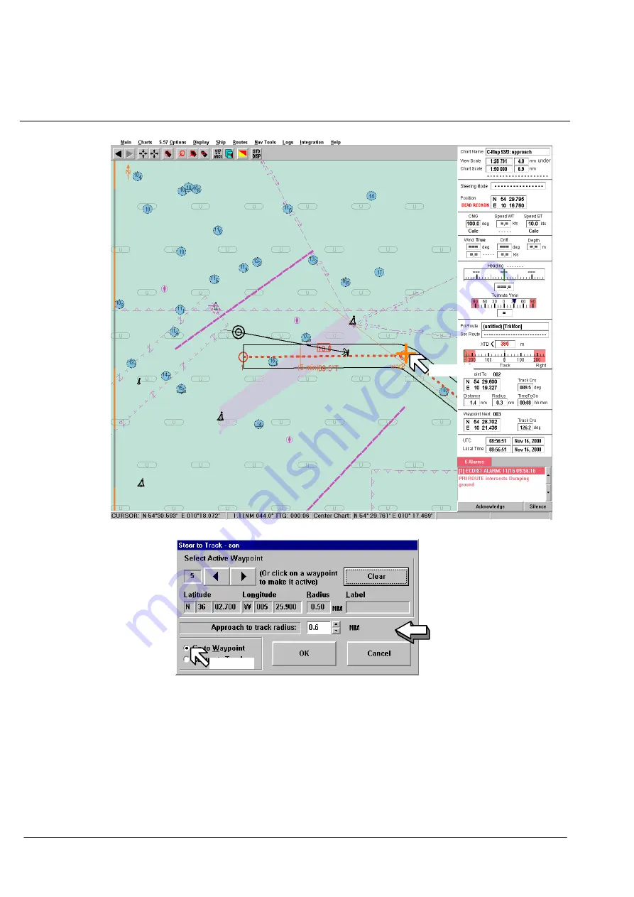 Raytheon Pathfinder ECDIS Operator'S Manual Download Page 270