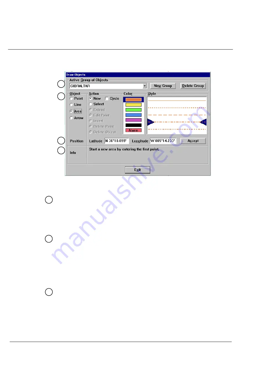 Raytheon Pathfinder ECDIS Operator'S Manual Download Page 306