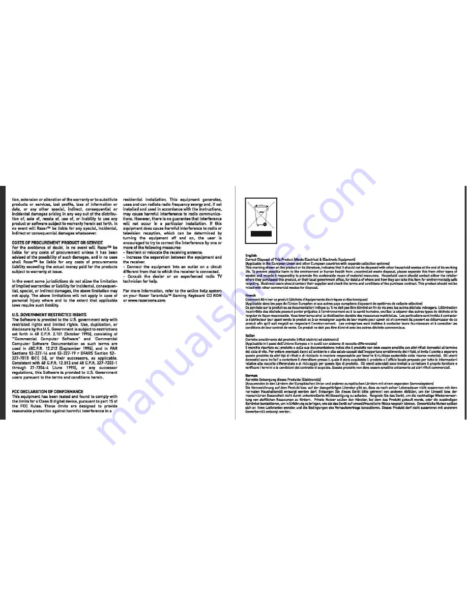 Razer Tarantula Master Manual Download Page 13