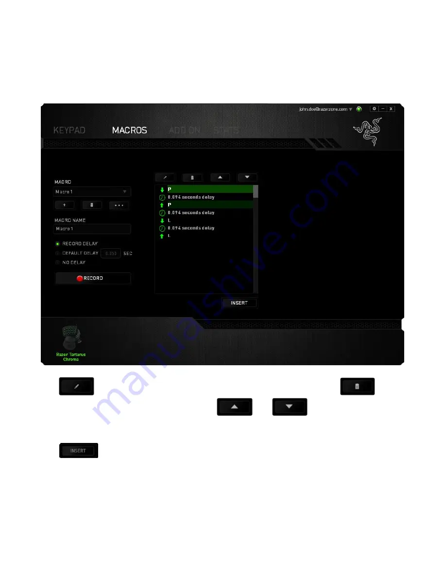 Razer tartarus chroma User Manual Download Page 22