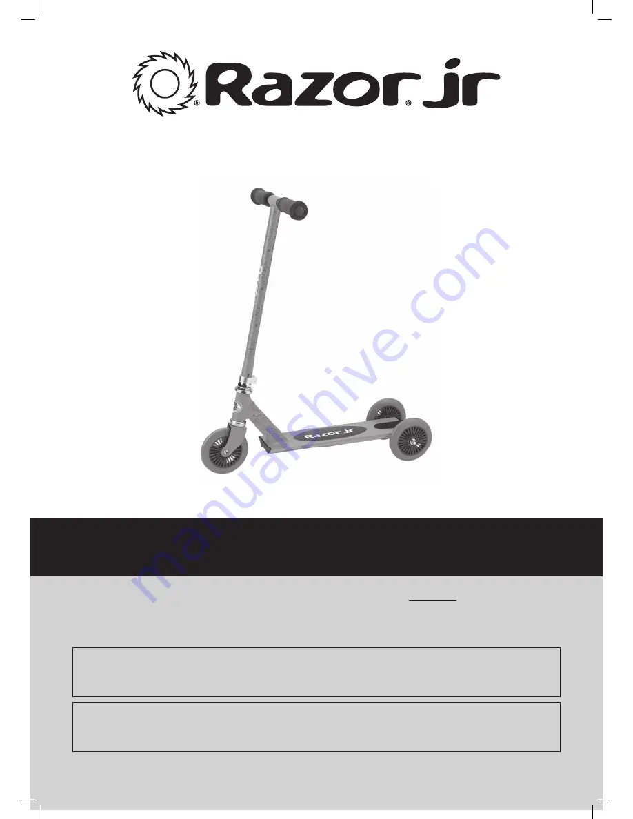 Razor MIXI Owner'S Manual Download Page 1