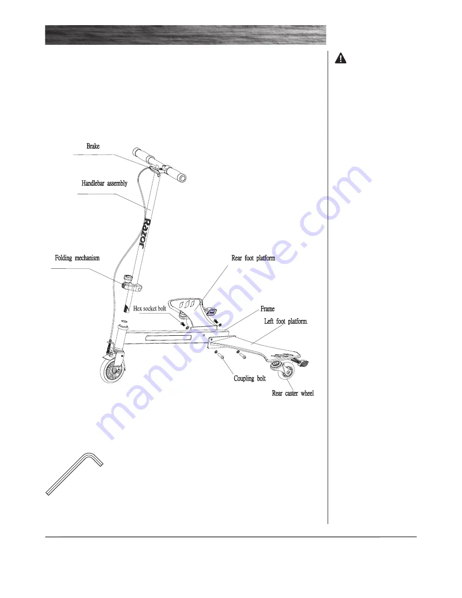 Razor Powerwing Black 20036060 Скачать руководство пользователя страница 3