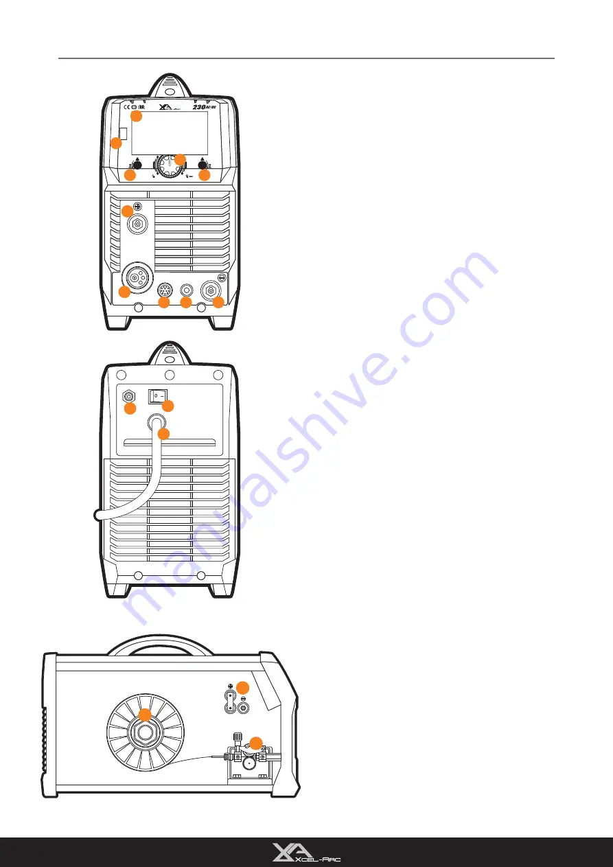 Razorweld Xcel-Arc MULTI 230 AC/DC Скачать руководство пользователя страница 9