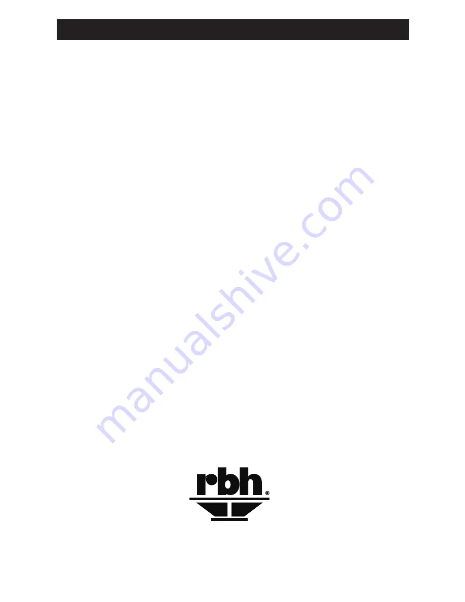 RBH Sound Signature SX Series Owner'S Manual Download Page 28