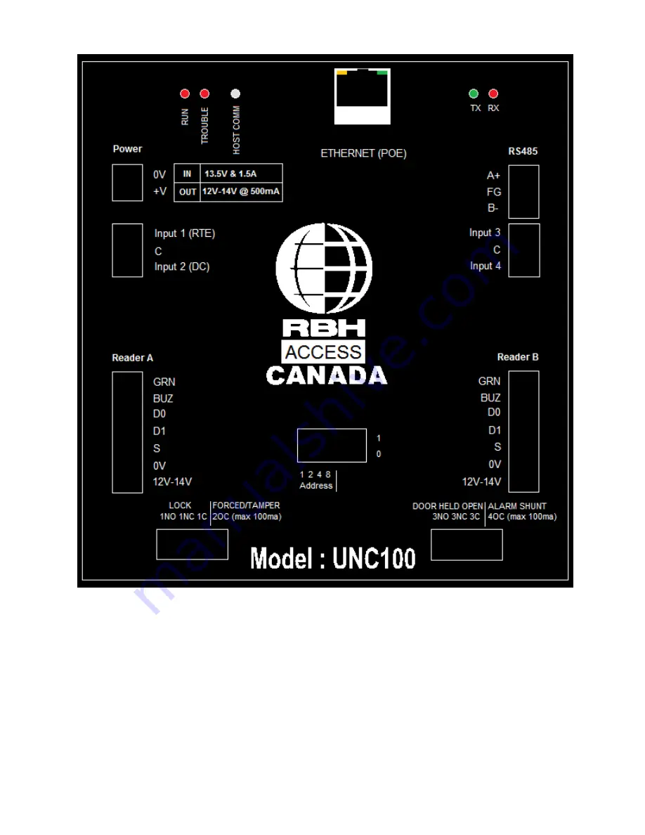 RBH Sound UNC100 Installation Manual Download Page 6