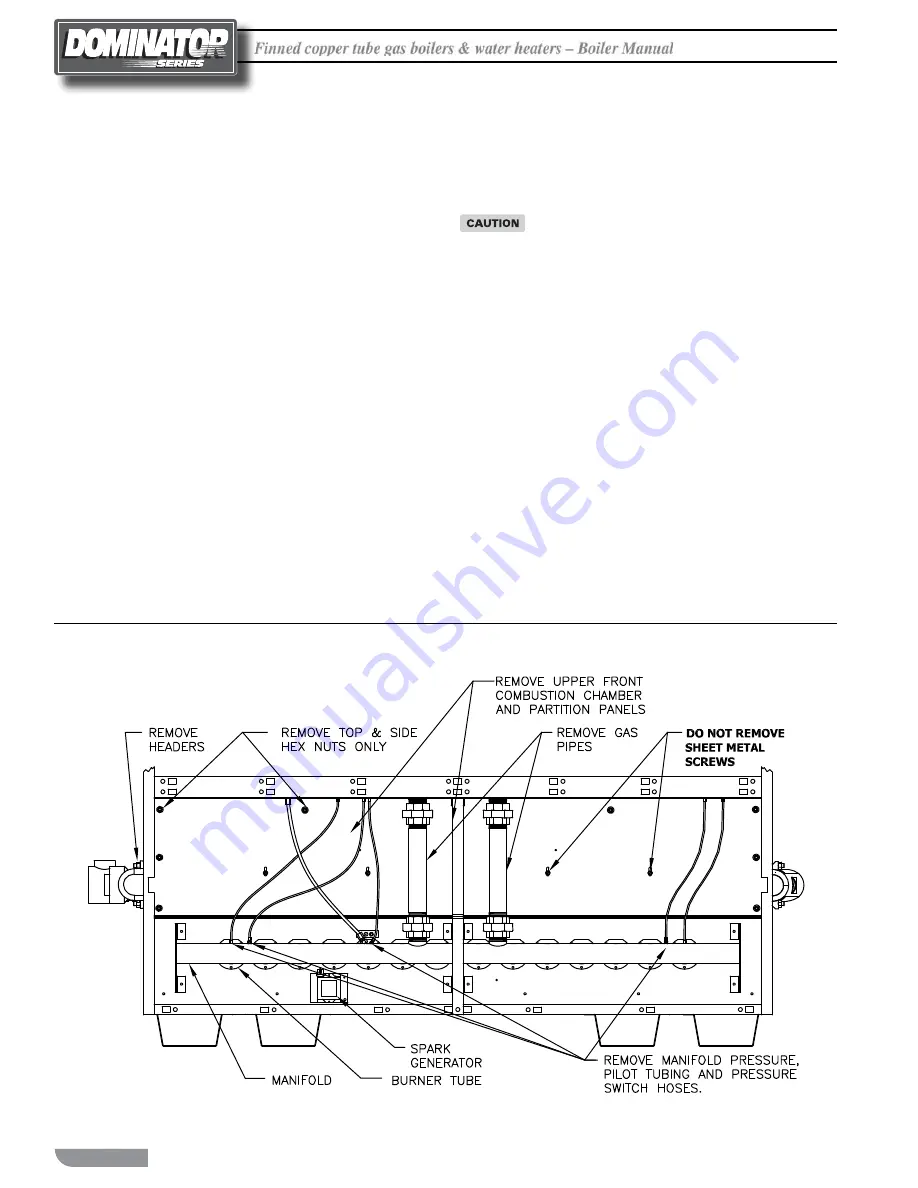 RBI Dominator 1050-1350 Installation & Operating Instructions Manual Download Page 34