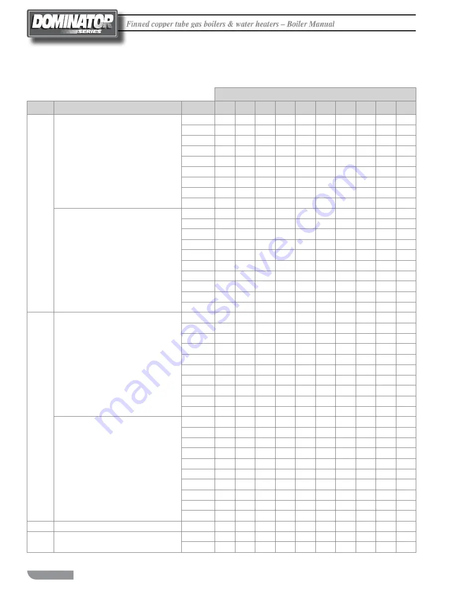 RBI Dominator 1050-1350 Installation & Operating Instructions Manual Download Page 46