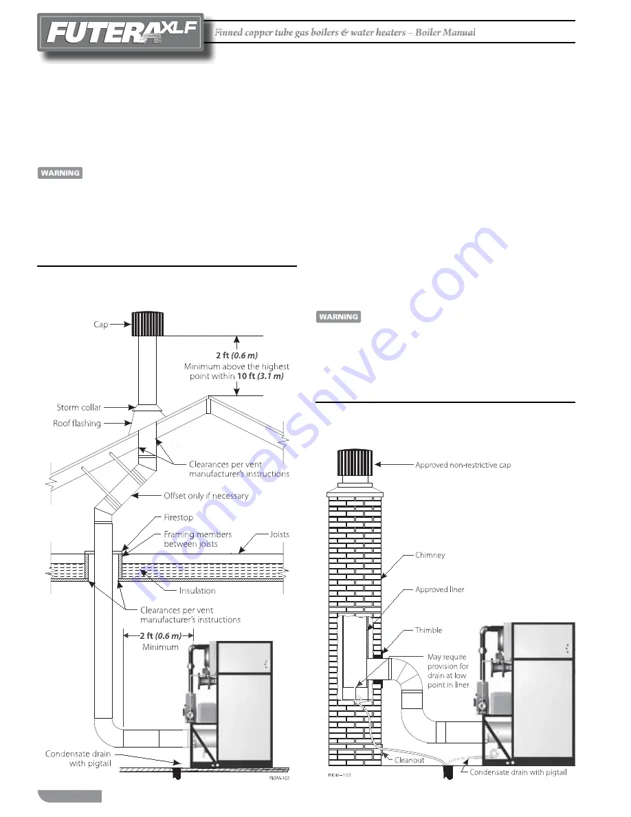 RBI FUTERA XLF Series Installation And Operation Instructions Manual Download Page 10