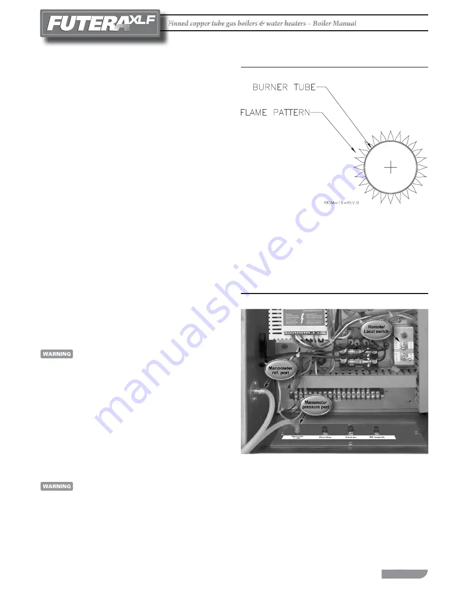 RBI FUTERA XLF Series Installation And Operation Instructions Manual Download Page 31