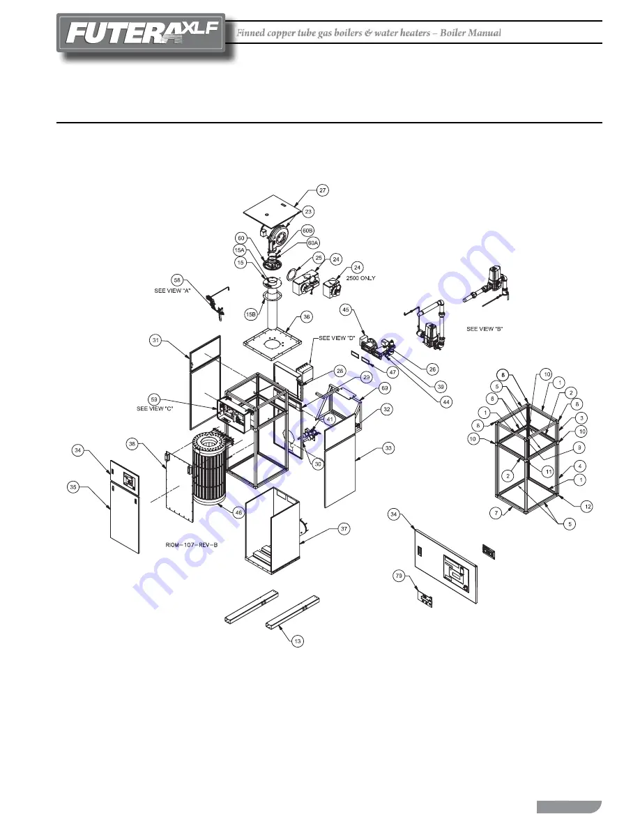 RBI FUTERA XLF Series Installation And Operation Instructions Manual Download Page 33