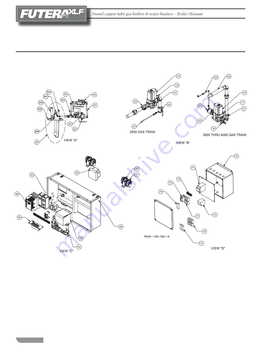 RBI FUTERA XLF Series Installation And Operation Instructions Manual Download Page 34