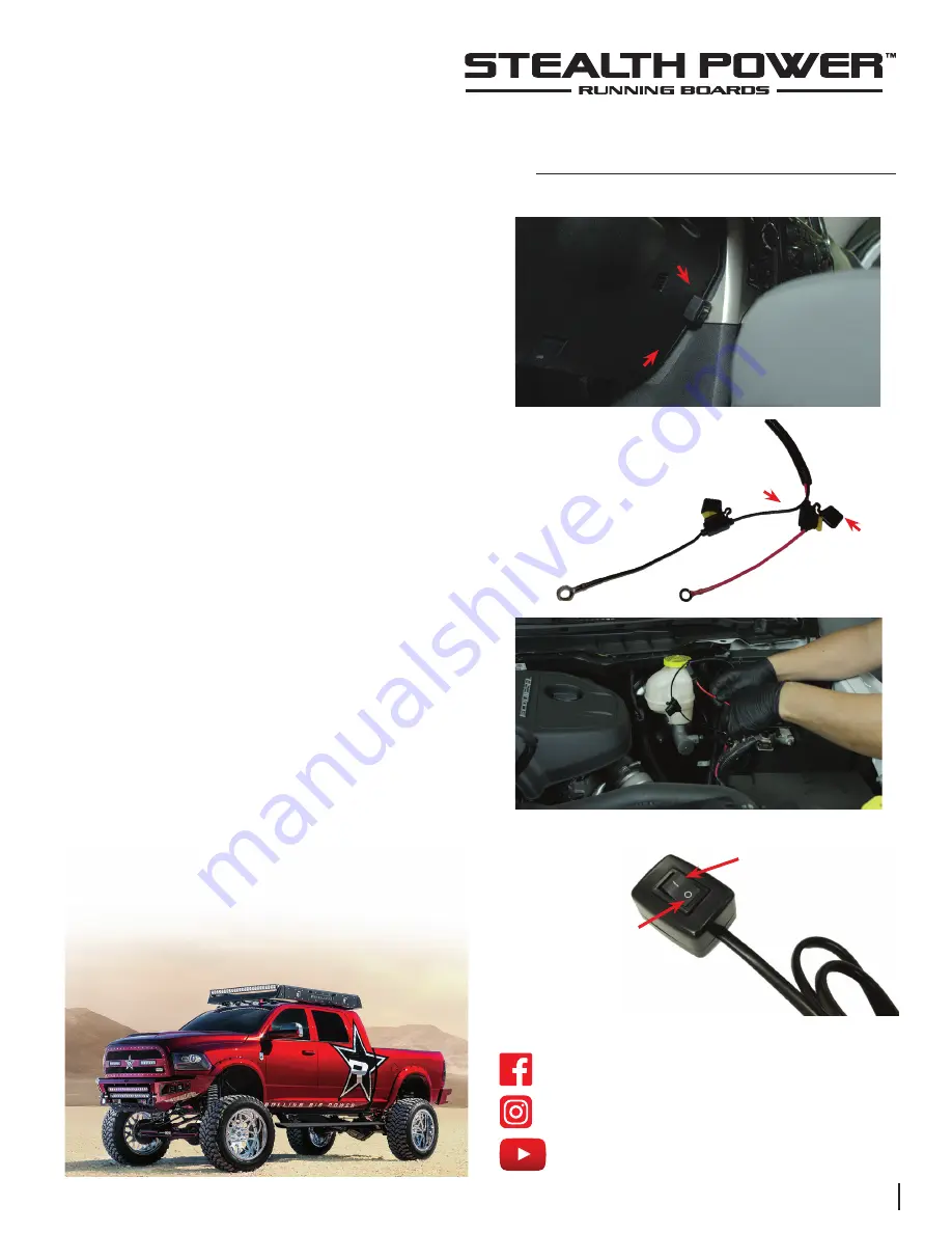 RBP STEALTH POWER RBP-217-SP Installation Manual Download Page 13