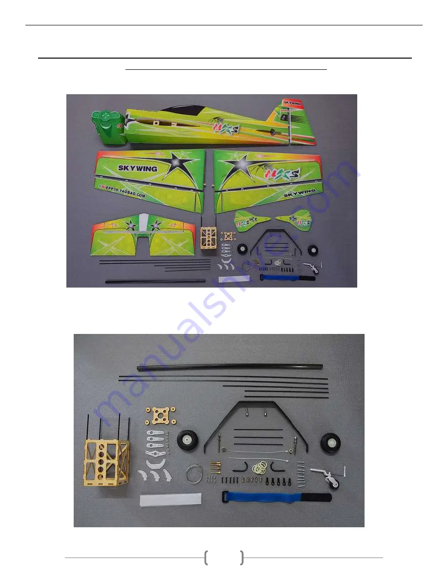 RC Groups Skywing's 48-inch Scale MXS Скачать руководство пользователя страница 1