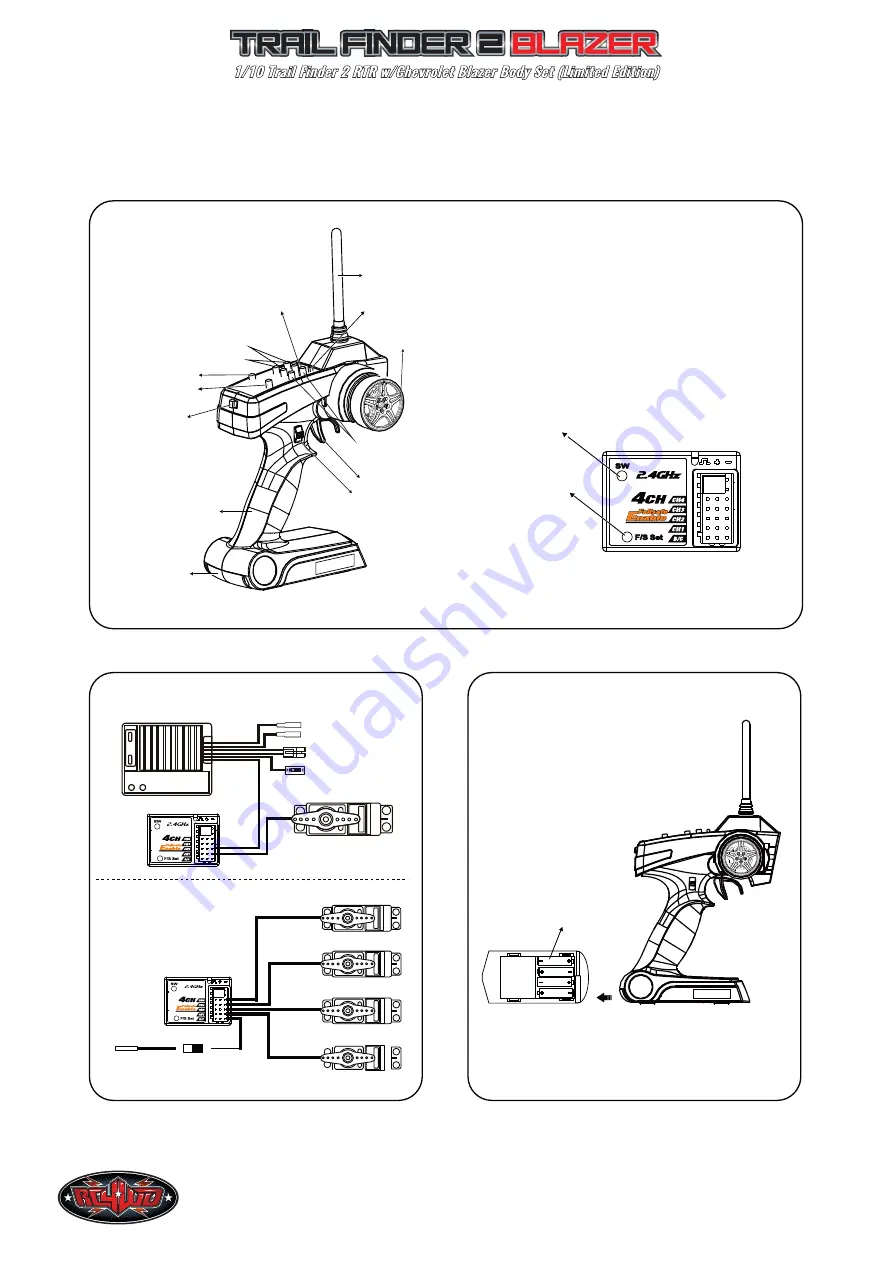 RC4WD Trail Finder 2 Blazer Скачать руководство пользователя страница 23