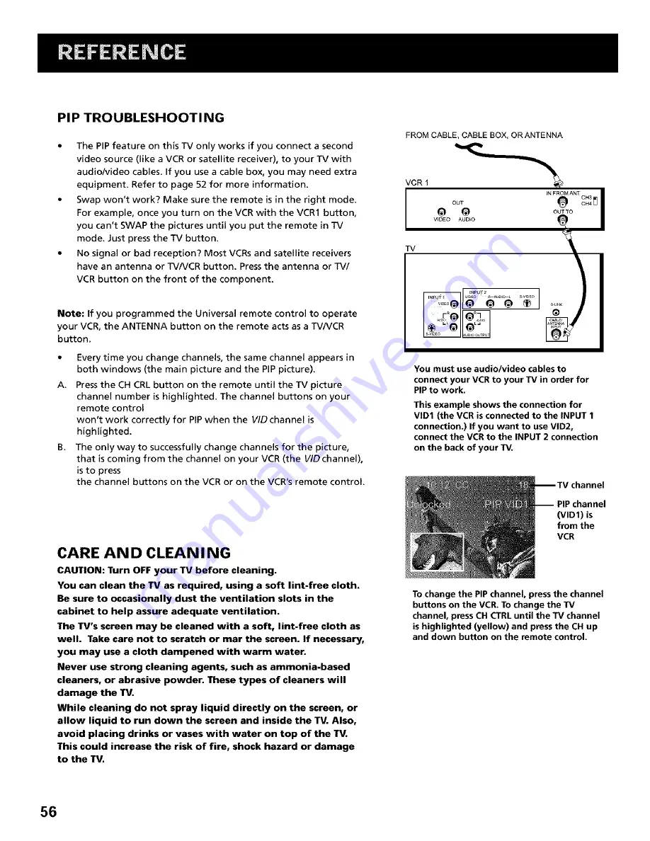 RCA P52937 Скачать руководство пользователя страница 58