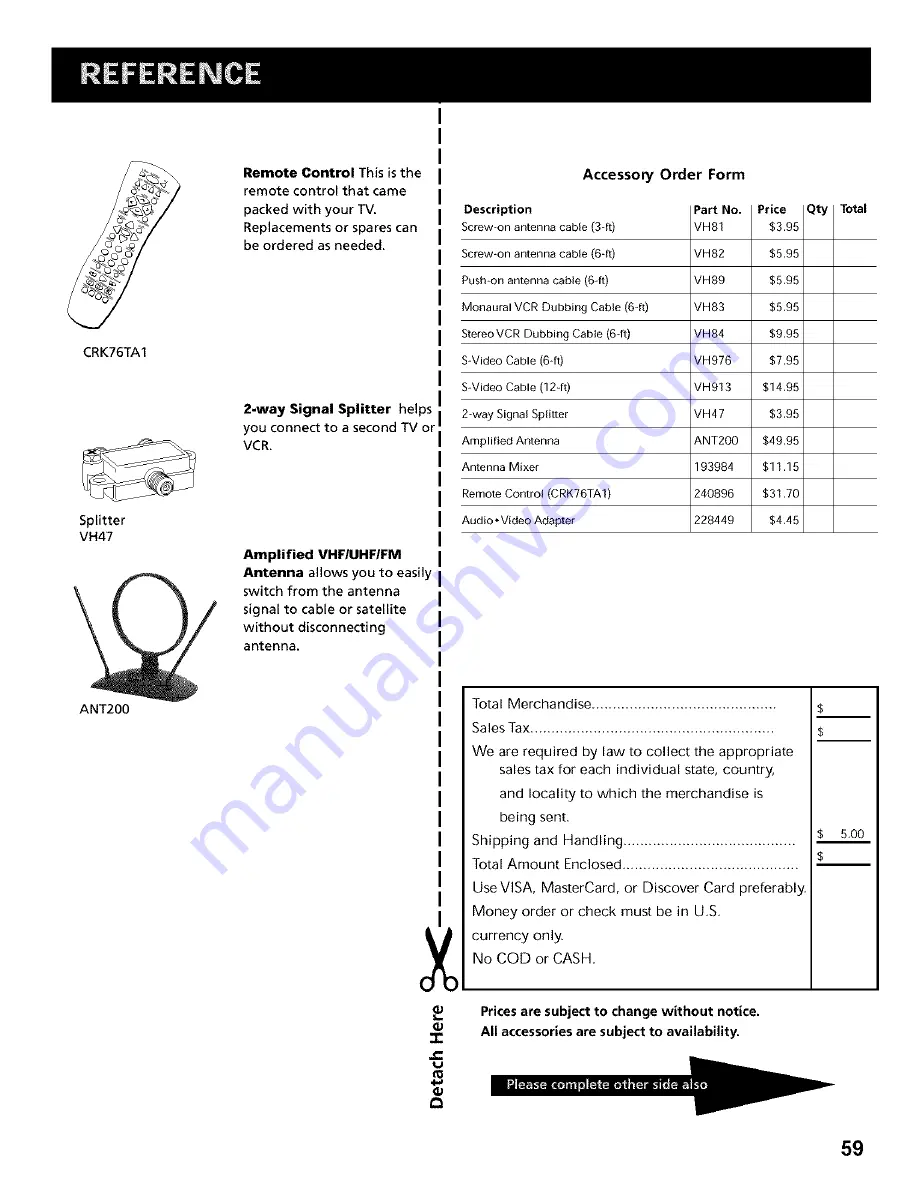 RCA P52937 Скачать руководство пользователя страница 61