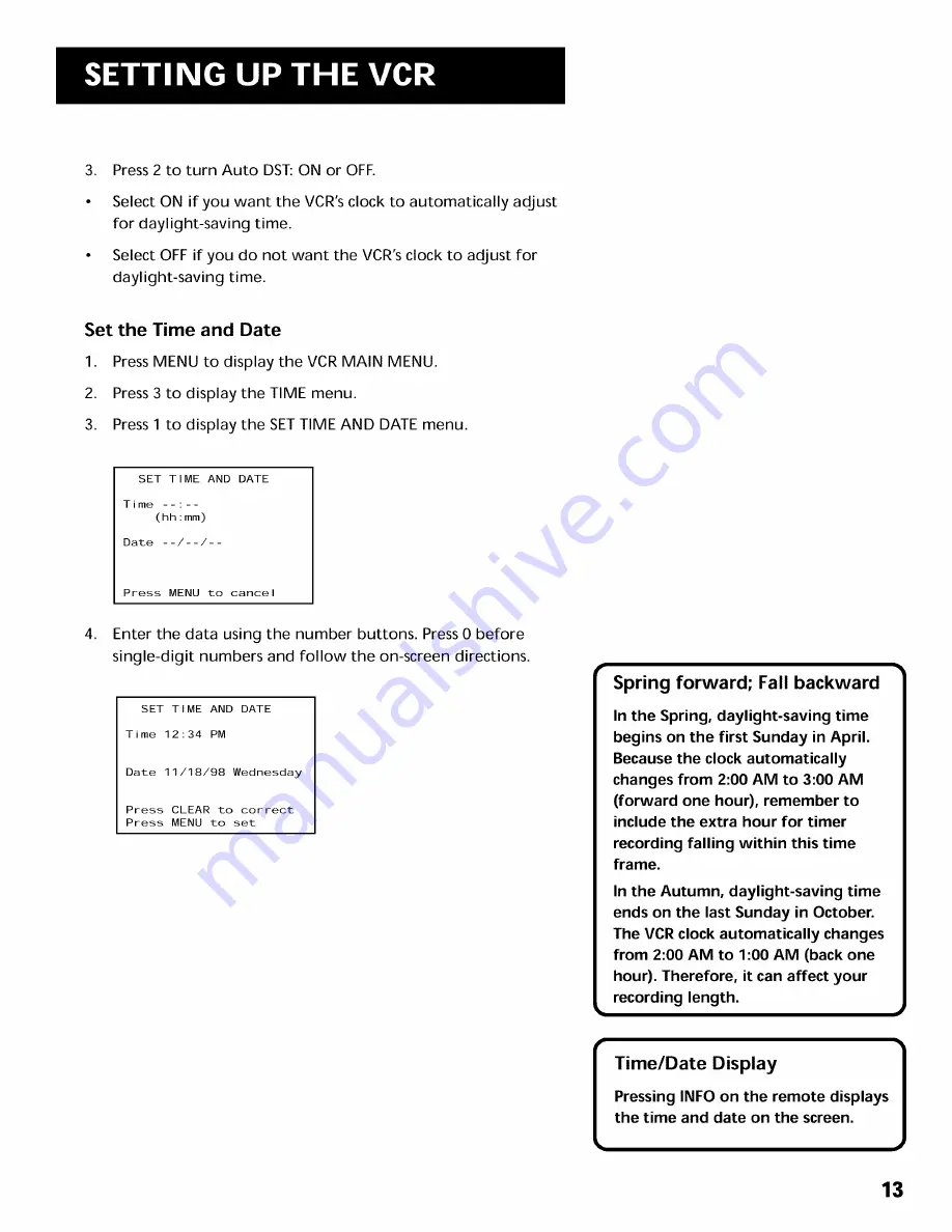 RCA VR568 User Manual Download Page 15