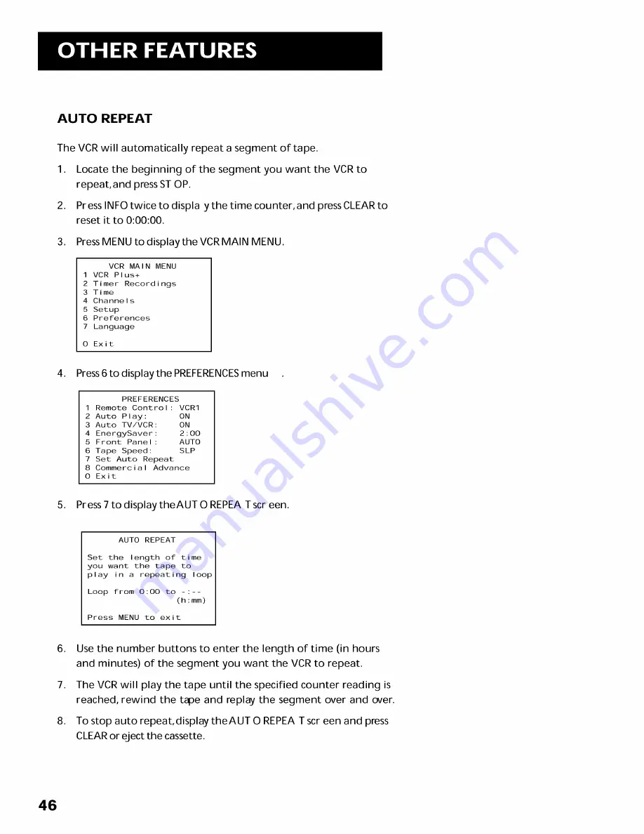 RCA VR568 User Manual Download Page 48