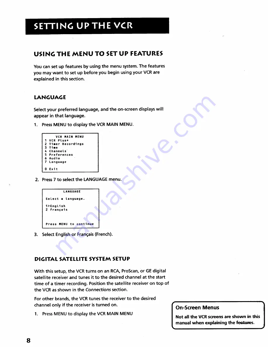 RCA VR626HF User Manual Download Page 12