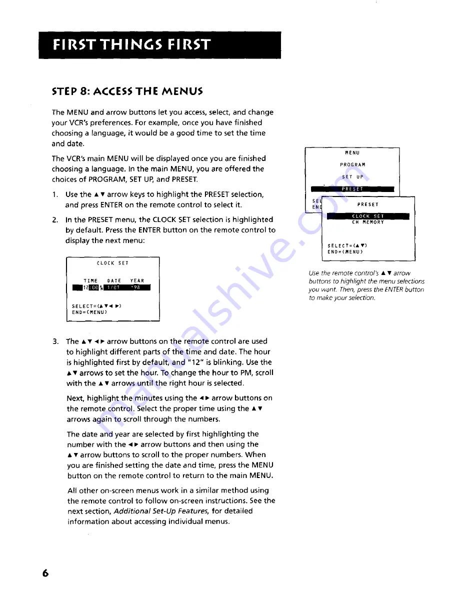 RCA VR627HF User Manual Download Page 8