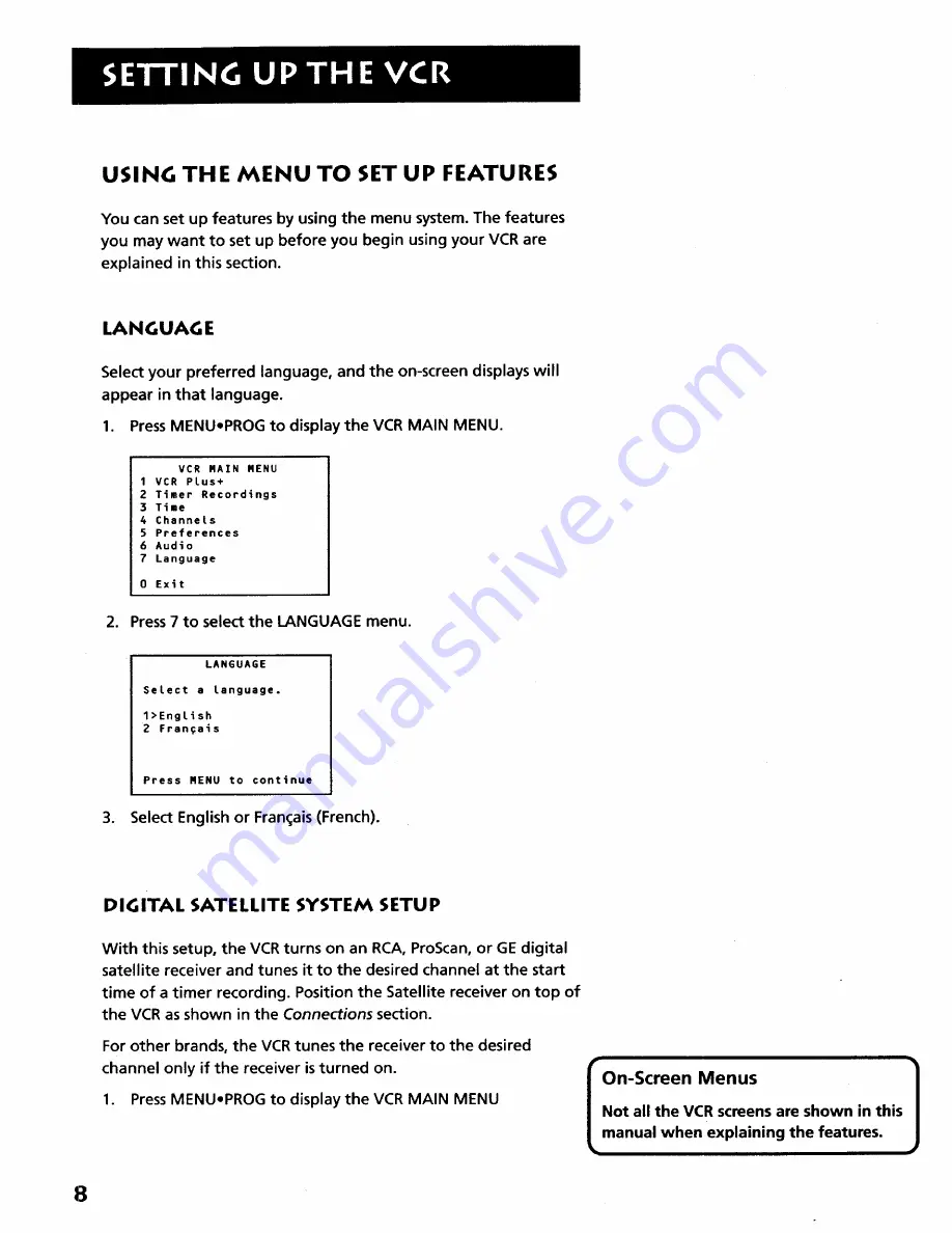 RCA VR628HF User Manual Download Page 12