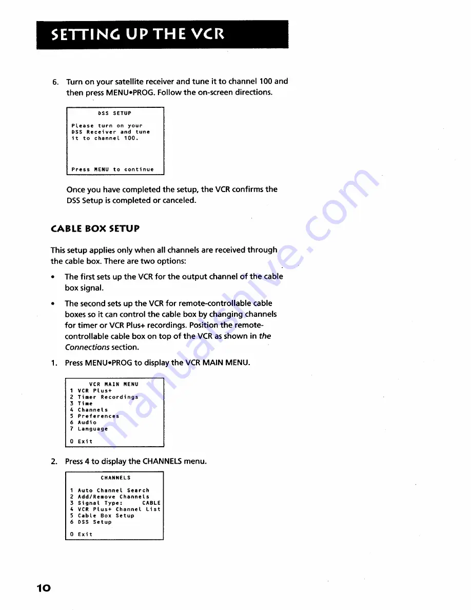 RCA VR628HF User Manual Download Page 14