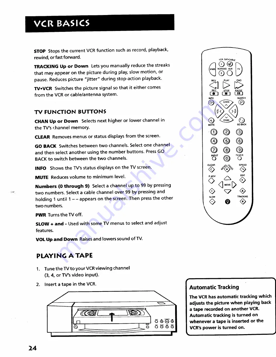 RCA VR628HF User Manual Download Page 28