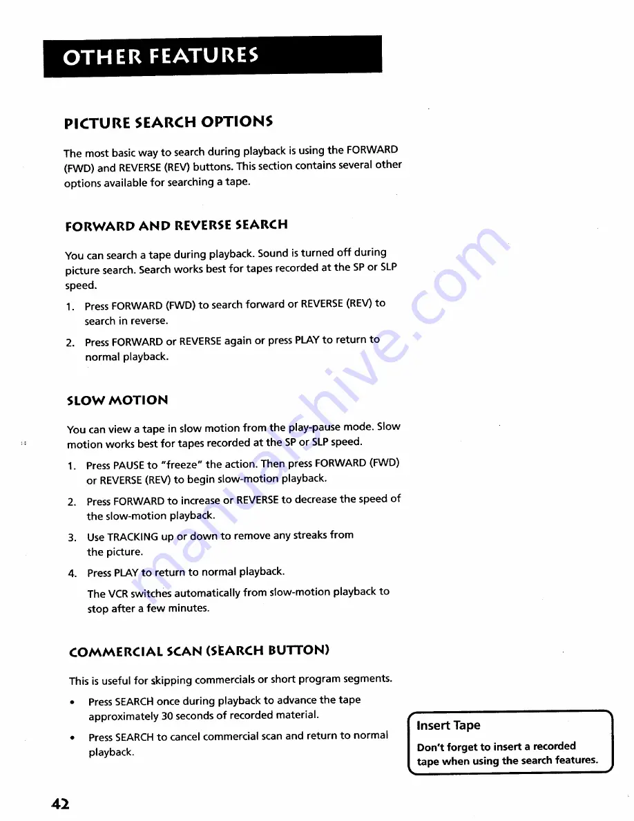 RCA VR628HF User Manual Download Page 46