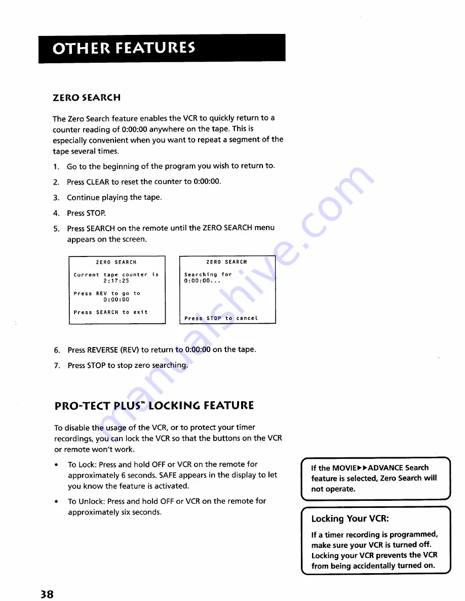 RCA VR631HF User Manual Download Page 40