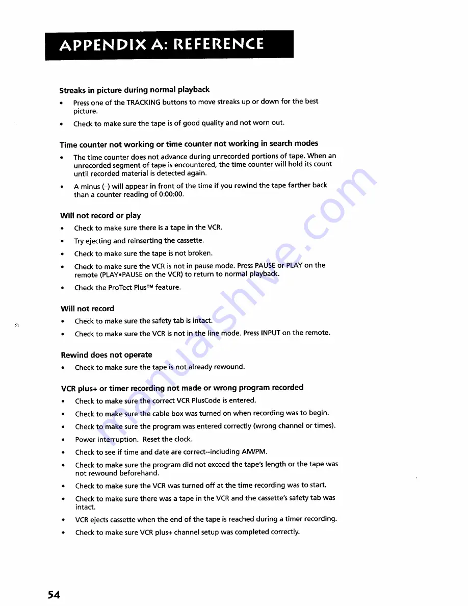 RCA VR631HF User Manual Download Page 56