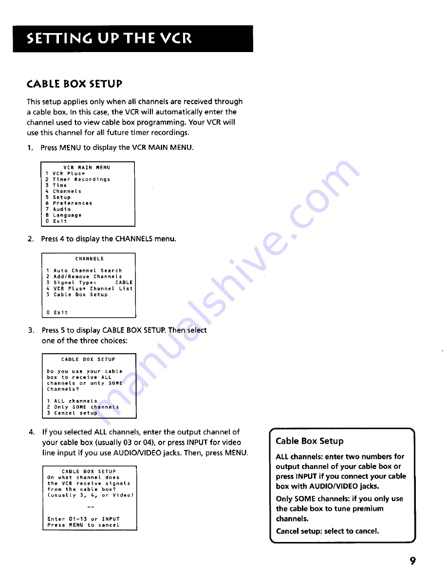 RCA VR633HF User Manual Download Page 11