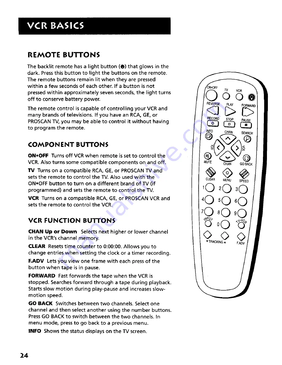 RCA VR633HF User Manual Download Page 26