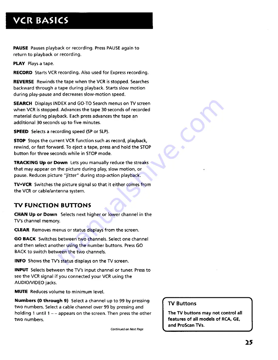 RCA VR634HF - Hi-Fi VCR User Manual Download Page 27