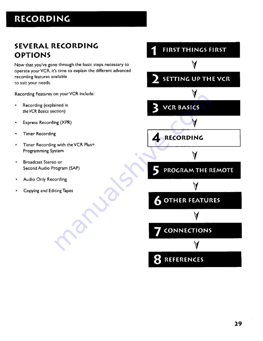 RCA VR634HF - Hi-Fi VCR User Manual Download Page 31