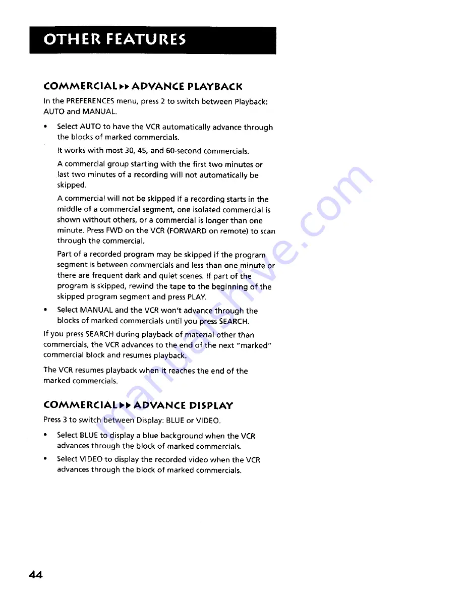 RCA VR634HF - Hi-Fi VCR User Manual Download Page 46