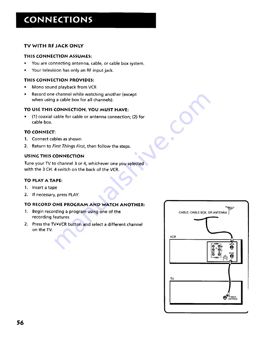 RCA VR634HF - Hi-Fi VCR User Manual Download Page 58