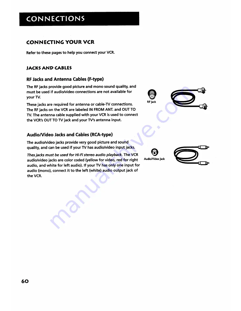 RCA VR692HF Скачать руководство пользователя страница 62