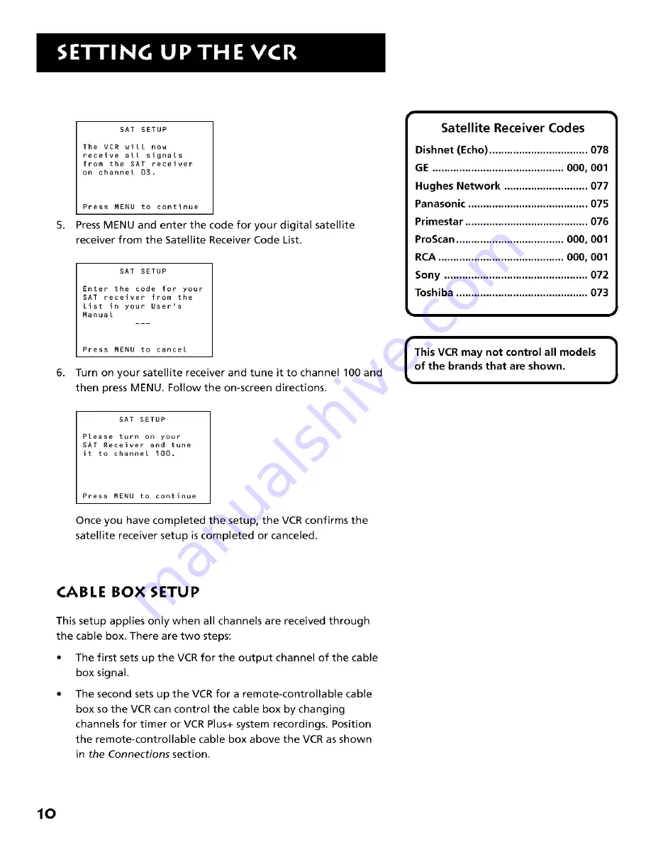 RCA VR694HF User Manual Download Page 12