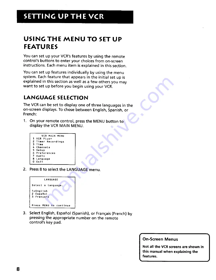 RCA VR701 User Manual Download Page 10