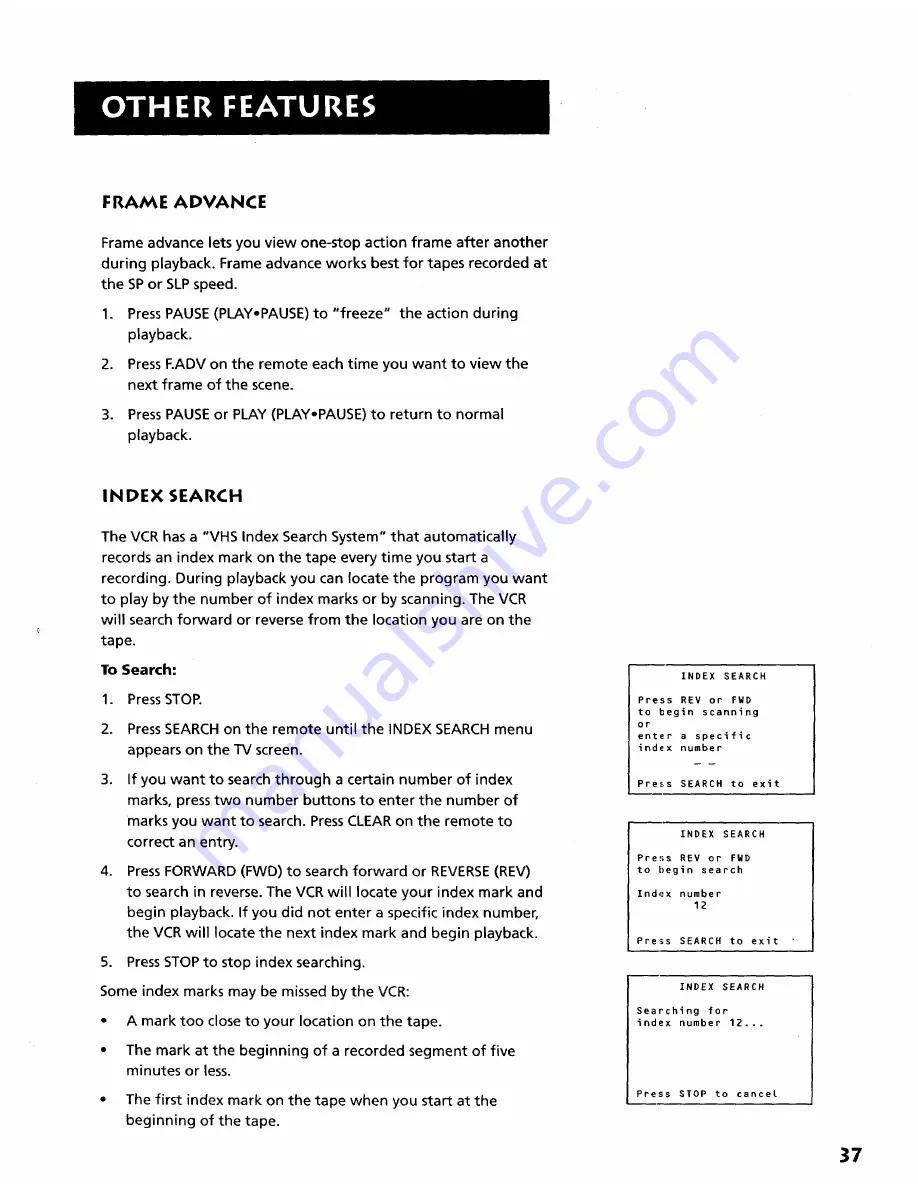 RCA VRS420 User Manual Download Page 39