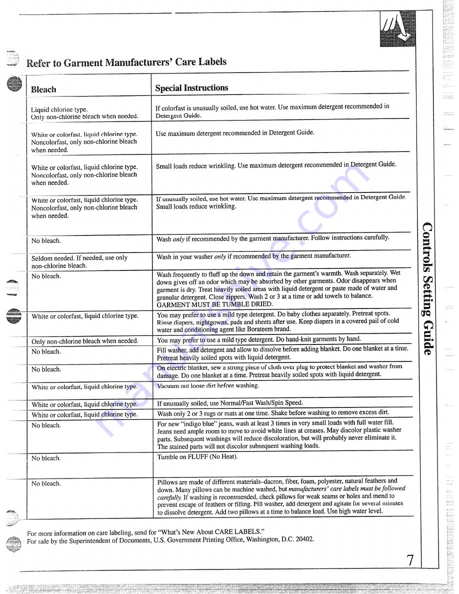 RCA WRW3505R Use And Care Manual Download Page 7