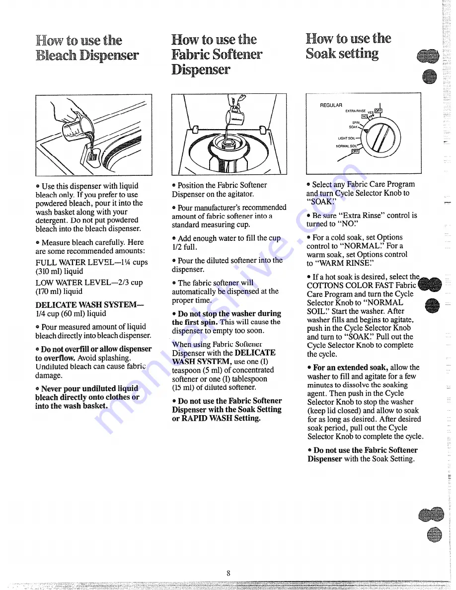 RCA WRW5705K Use And Care Manual Download Page 8