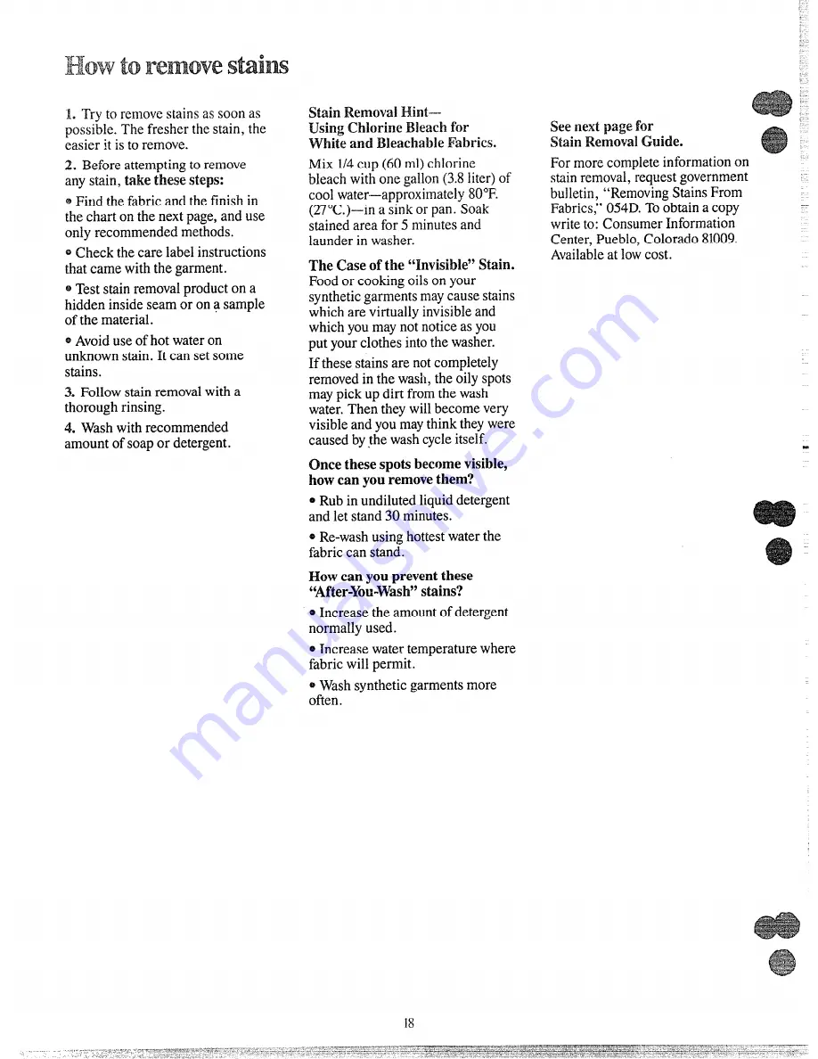 RCA WRW5705K Use And Care Manual Download Page 18