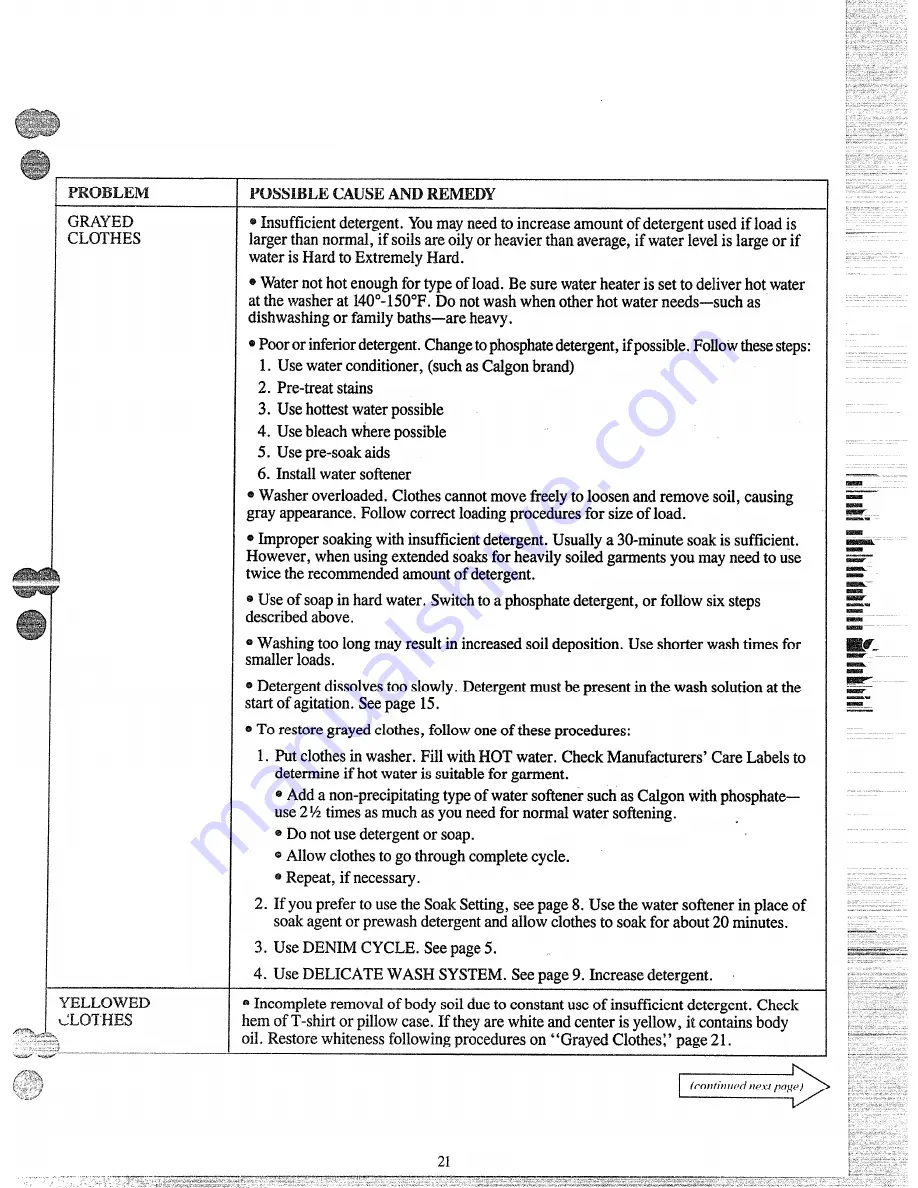 RCA WRW5705K Use And Care Manual Download Page 21